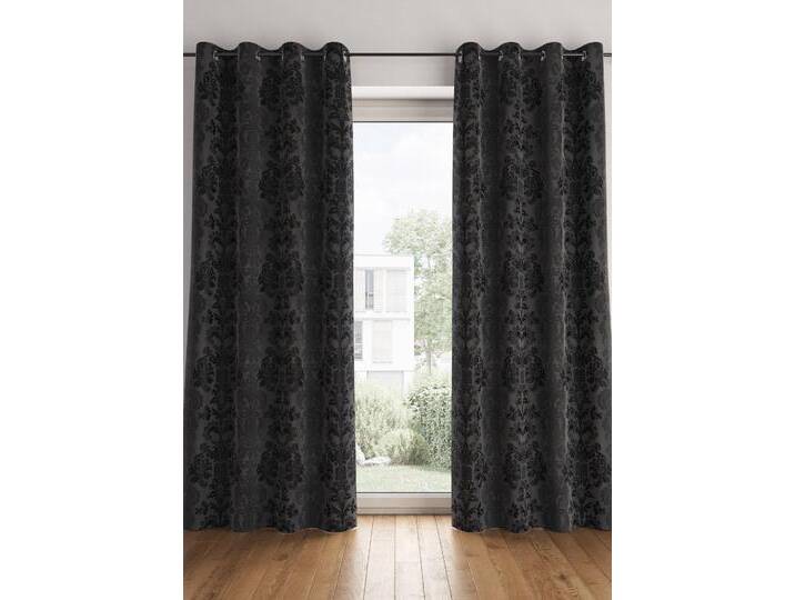 bonprix Abdunkelnder Vorhang, in vielen Größen, 245x270 cm, Schwerer Jacquard-Vorhang mit edlen Ornamenten, schwarz bonprix Abdunkelnder Vorhang, in vielen Größen, 245x270 cm, Schwerer Jacquard-Vorhang mit edlen Ornamenten, schwarz von bonprix