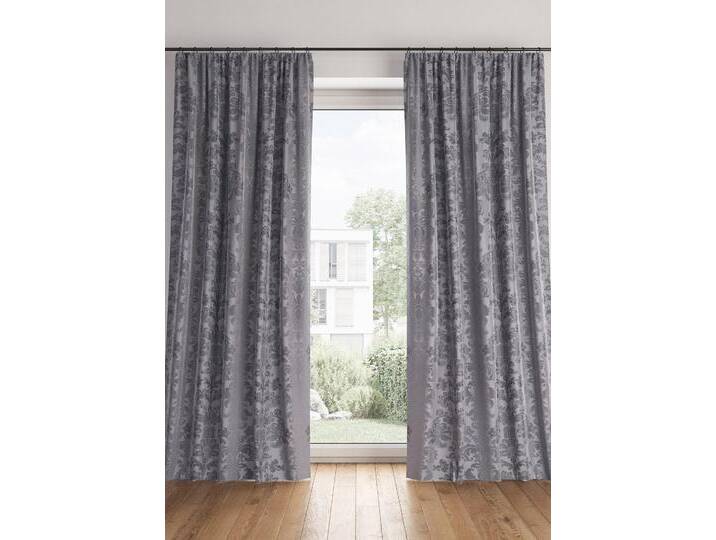 bonprix Abdunkelnder Vorhang, in vielen Größen, 300x270 cm, Schwerer Jacquard-Vorhang mit edlen Ornamenten, grau bonprix Abdunkelnder Vorhang, in vielen Größen, 300x270 cm, Schwerer Jacquard-Vorhang mit edlen Ornamenten, grau von bonprix