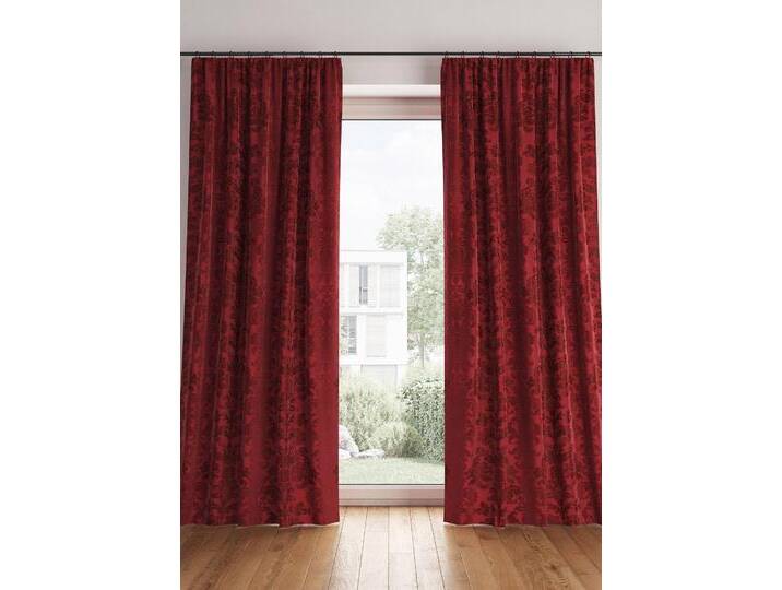 bonprix Abdunkelnder Vorhang, in vielen Größen, 300x270 cm, Schwerer Jacquard-Vorhang mit edlen Ornamenten, rot bonprix Abdunkelnder Vorhang, in vielen Größen, 300x270 cm, Schwerer Jacquard-Vorhang mit edlen Ornamenten, rot von bonprix