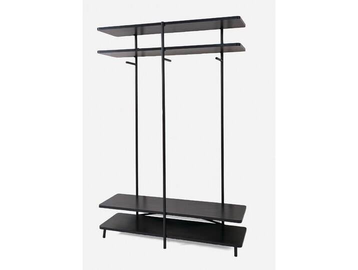 bonprix Garderobe, 178x120x38,5 cm, Platzwunder: Deine Garderobe für alles Wichtige, schwarz von bonprix
