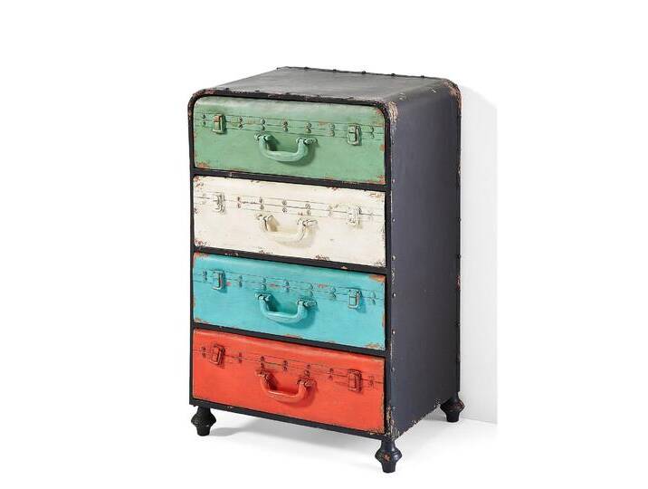 bonprix Kommode, 71x45x32 cm, Diese Kommode zaubert den Stil von Weltenbummlern in die Wohnung!, bunt von bonprix