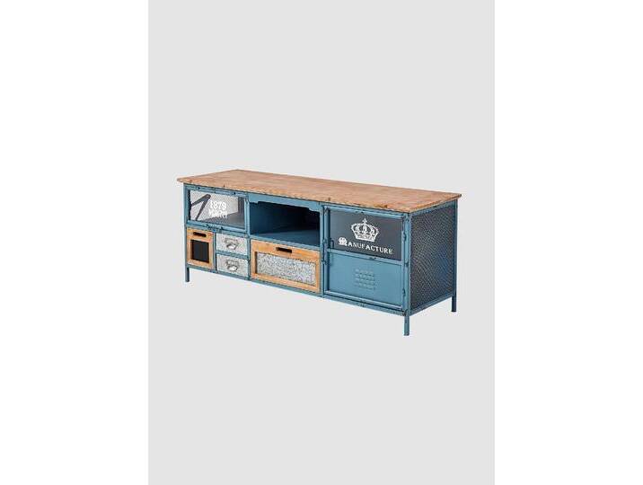bonprix Low-Board Industrial, 50x130x40 cm, Low Board im Industrial Stil, beige von bonprix