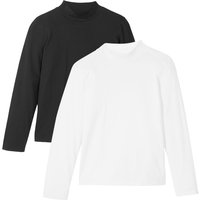 bonprix Rollkragenshirt "Rollkragenshirt (2er Pack)" Packung, 2, 2 Stk. Rollkragenshirt (2er Pack) von bonprix