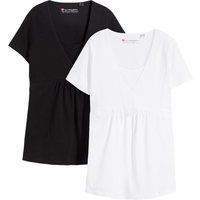 bonprix Stillshirt "2-in-1 Umstands- und Stillshirts (2er Pack?)" Packung, 2, 2 Stk. 2-in-1 Umstands- und Stillshirts (2er Pack?) von bonprix