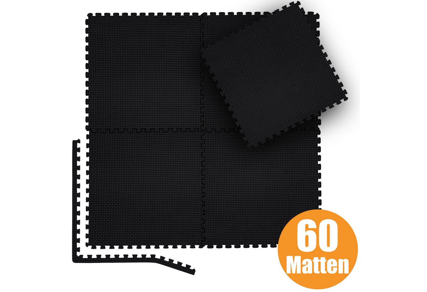 bonsport Bodenschutzmatte bonsport Schutzmatten-Set, 60-St. von bonsport