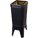 bonton Papierkorb Recyceltes Polypropylen 40 L 30 (B) x 41 (T) x 76 (H) cm Grau von bonton