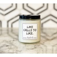 Like Calls To - Buchkerzen, Fiktion Kerzen, Geschenk, Selbstgemachte Kerzen Sojakerzen von bookedcandleco