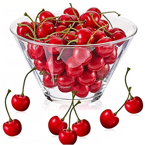 25pcs Künstliche Kirsche Gefälschte Obstmodell Simulation Kirschlifelike Frucht Für Die Küchendekoration Zu Hause von bopely