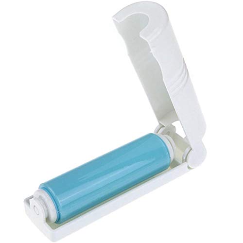 bopely 1 Stück Klebrige Fussel Rolle Tragbare Waschbare Staub Fusselrolle Wiederverwendbare Waschbare Reisegerät Pet Haustierhaarentferner Pinsel Zufällige Farbe von bopely