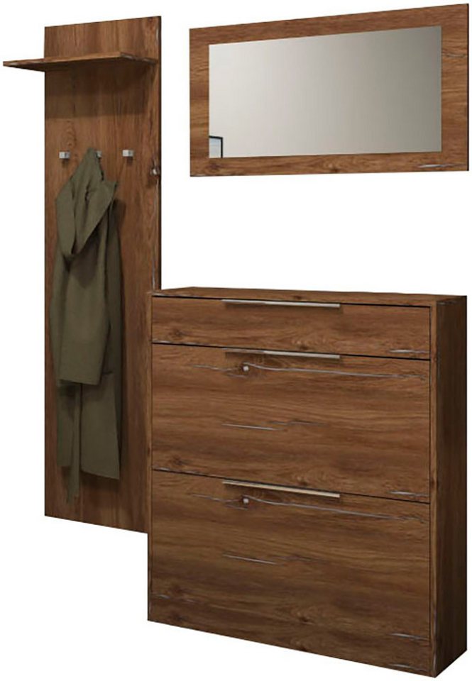 borchardt Möbel Garderoben-Set Olivia, (3-St) von borchardt Möbel