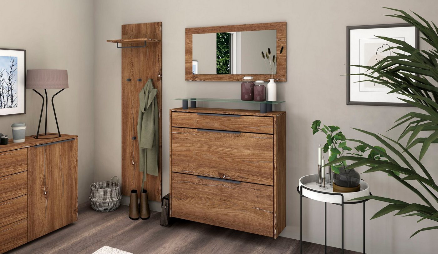 borchardt Möbel Garderoben-Set Tom, (3-St), Schuhschrank hängend von borchardt Möbel