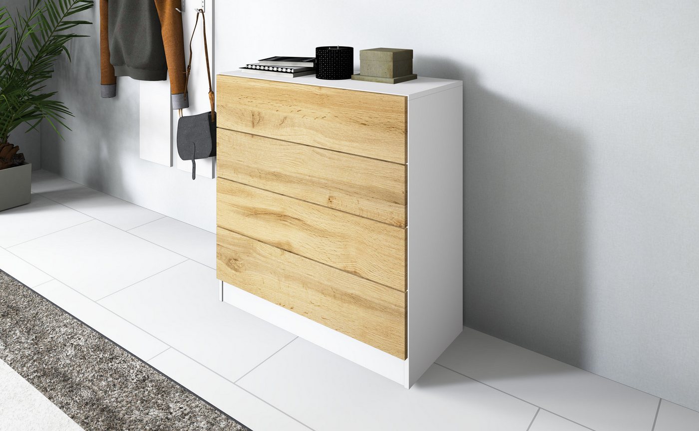 borchardt Möbel Garderoben-Set Vaasa 3, (Set, 3-St), mit Push to Open-Funktion von borchardt Möbel