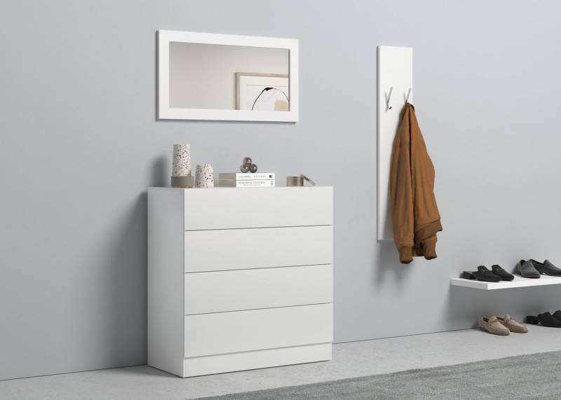 borchardt Möbel Garderoben-Set Vaasa 3, (Set, 3-St), mit Push to Open-Funktion von borchardt Möbel