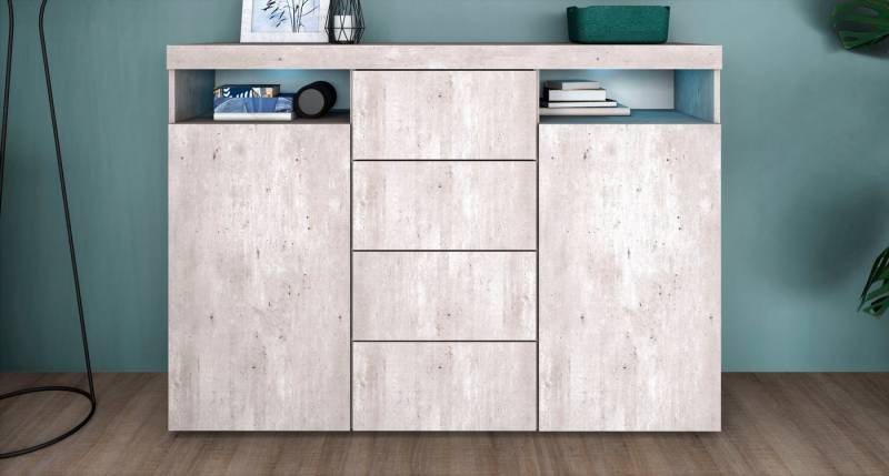 borchardt Möbel Highboard Kapstadt, Breite 139 cm von borchardt Möbel