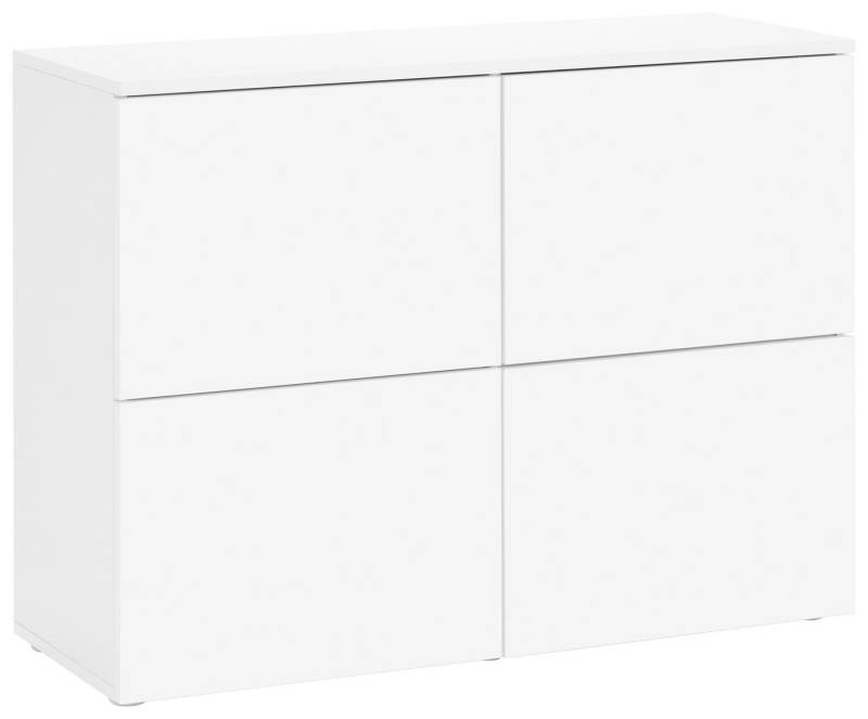 borchardt Möbel Kommode Rova, Breite 93 cm, 4-türig, Kommode mit viel Stauraum, weiß-matt von borchardt Möbel