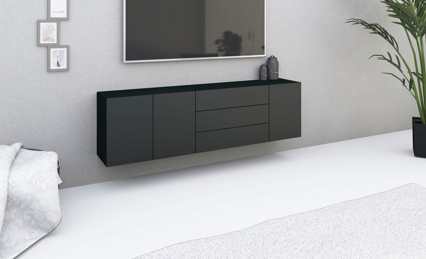 borchardt Möbel Sideboard Sophia, Breite 190 cm, hängend und stehend montierbar von borchardt Möbel