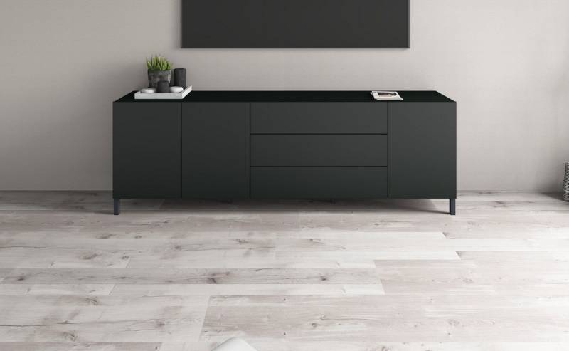 borchardt Möbel Sideboard, Metallfüße, grifflose Optik von borchardt Möbel