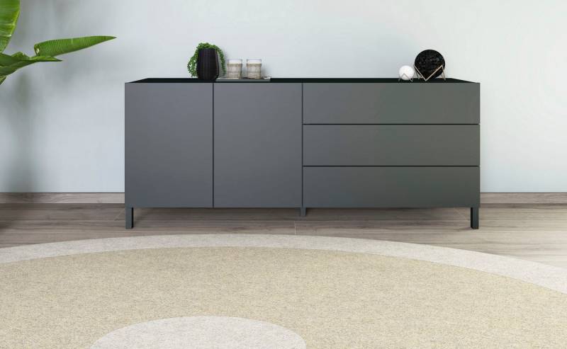 borchardt Möbel Sideboard, Metallfüße, grifflose Optik von borchardt Möbel