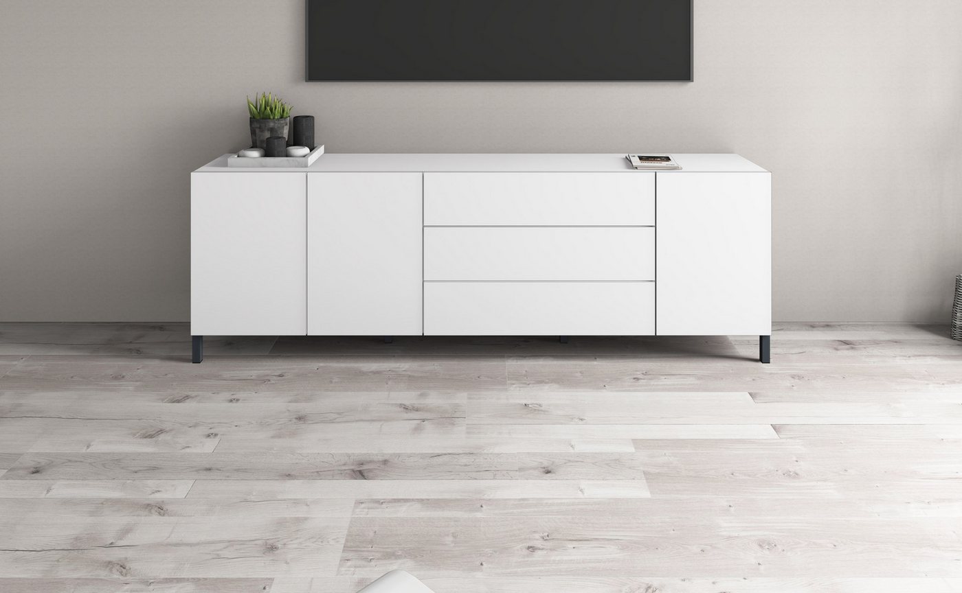 borchardt Möbel Sideboard, Metallfüße, grifflose Optik borchardt Möbel Sideboard, Metallfüße, grifflose Optik von borchardt Möbel