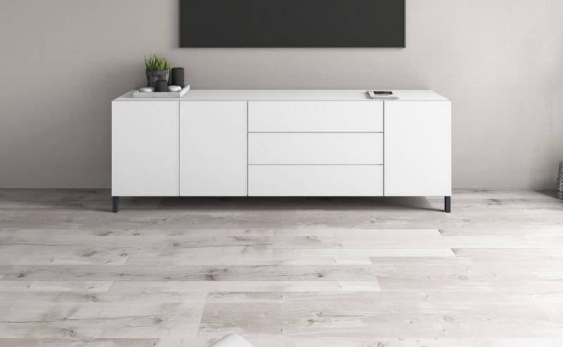 borchardt Möbel Sideboard, Metallfüße, grifflose Optik von borchardt Möbel