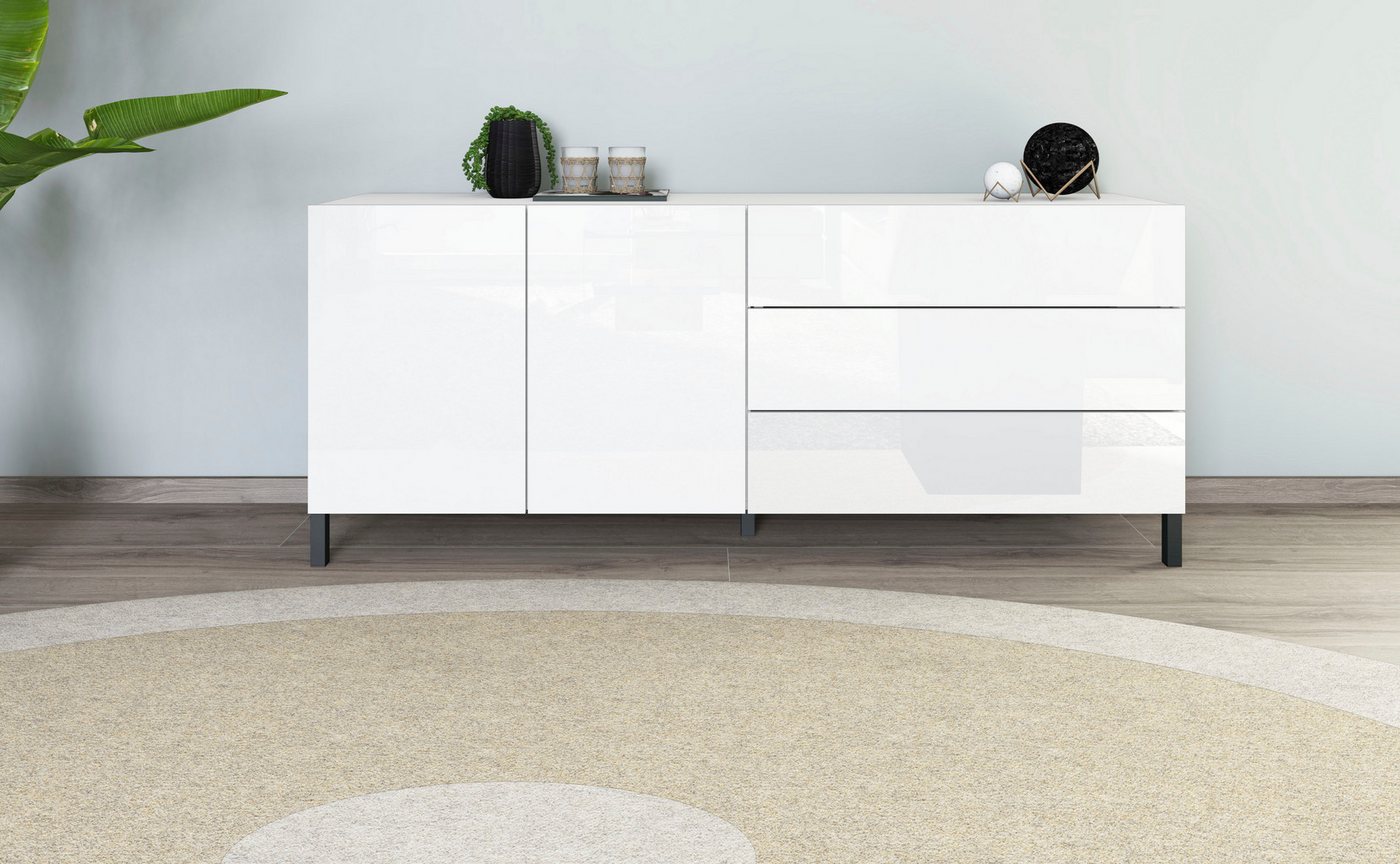 borchardt Möbel Sideboard, Metallfüße, grifflose Optik borchardt Möbel Sideboard, Metallfüße, grifflose Optik von borchardt Möbel