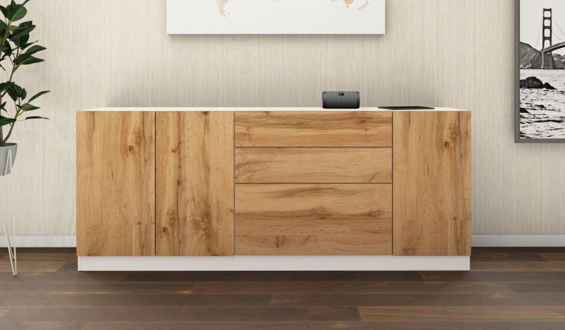 borchardt Möbel Sideboard Vaasa, Breite 190 cm von borchardt Möbel