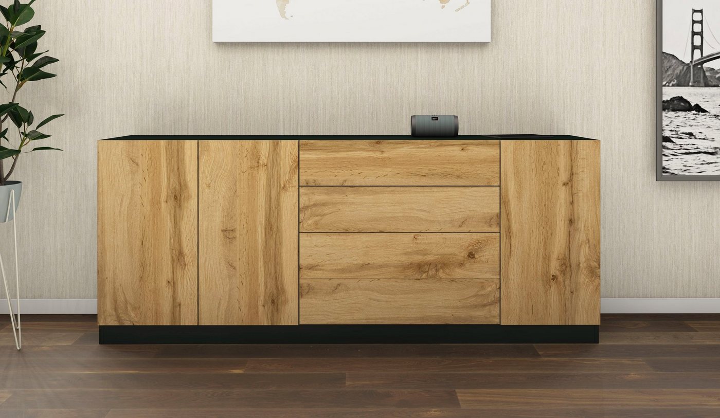 borchardt Möbel Sideboard Vaasa, Breite 190 cm von borchardt Möbel