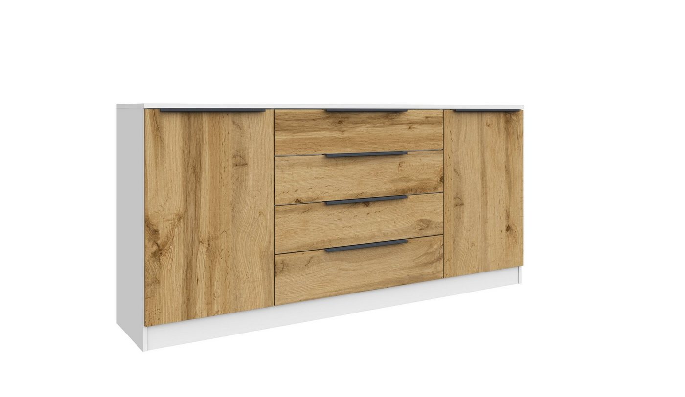 borchardt Möbel Sideboard Vaia, Breite 166cm, 4 Schubkästen von borchardt Möbel