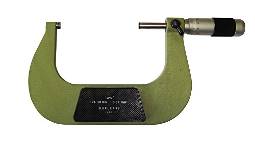 Borletti Meln/4 W – zentesimalen Bügelmessschraube, Messbereich 75 – 100 mm von BORLETTI