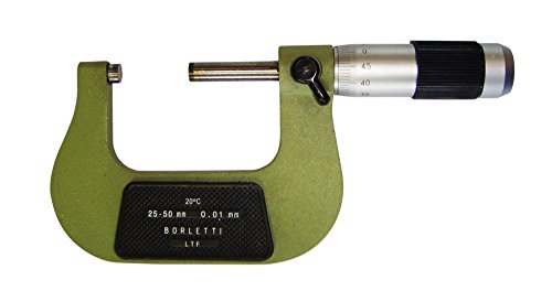 borletti meln/2 W Micrometer centesimale für Außen Messbereich 25 – 50 mm von borletti