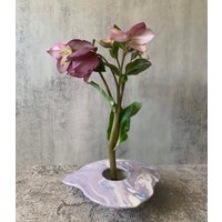 Vintage Keramik Ikebana Objekt/Glasierter Funky Blumen Frosch Ton Modernes Florale Handgemachte Wohndekoration von botanelvet