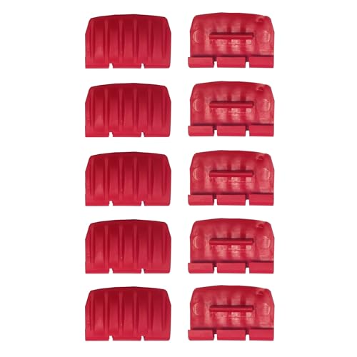 10 Stück. Spannverschluss Set Kunststoff Verschluss für Werkzeugkasten KHV40 Heavy 40 Toolbox Kistenberg Rot 50 x 30 mm Kistenverschluss Koffererschluss für Elektrowerkzeug Organizer von botle