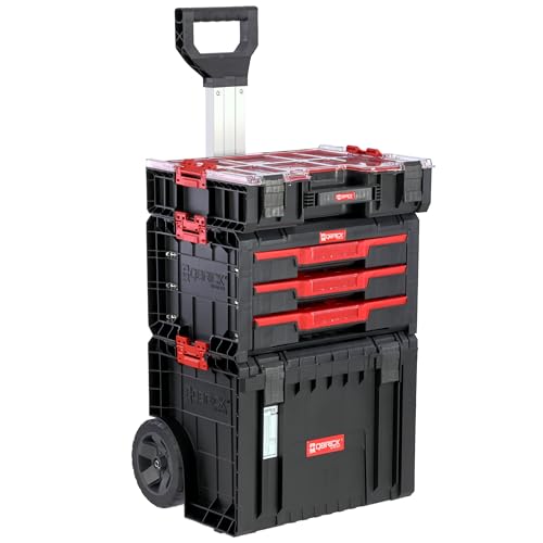 Mobile Werkzeugkiste Set mit Schubbladen kasten und Organizer Modular kombinierbar Werkstatt Lager system PRO von botle