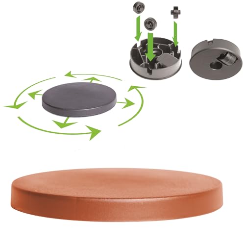 Plattform runder Sockel auf Rädern Topfpflanzenständer Ständer auf Rollen Blumentopf Ø 29,2 Terrakotta Plattform runder Sockel auf Rädern Topfpflanzenständer Ständer auf Rollen Blumentopf Ø 29,2 Terrakotta von botle
