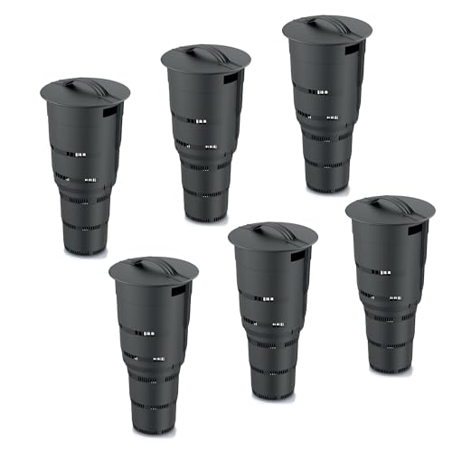 Set 6X Komposter Unterirdischer Garten 11 L Anthrazit Kunststoff H 53 cm modularer Komposteimer Bio Mülleimer Set 6X Komposter Unterirdischer Garten 11 L Anthrazit Kunststoff H 53 cm modularer Komposteimer Bio Mülleimer von botle