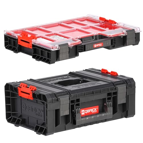 Werkzeugkasten mit Organizer Mittleres Set Abnehmbare Modular Boxen PRO von botle