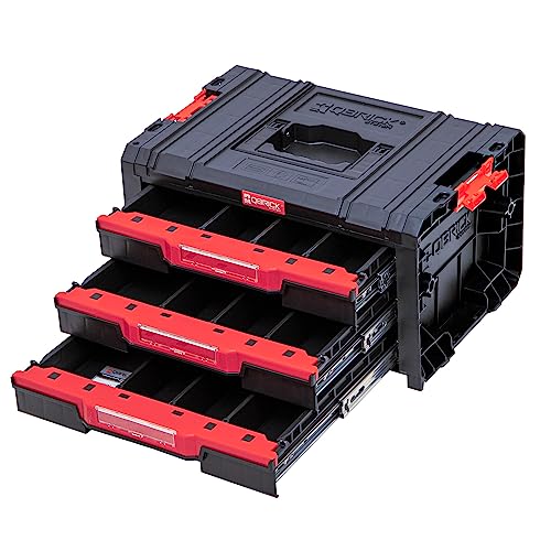 Werkzeugkasten mit Schubladen modular PRO Verstärkte konstruktion Kunststoff Metall von botle