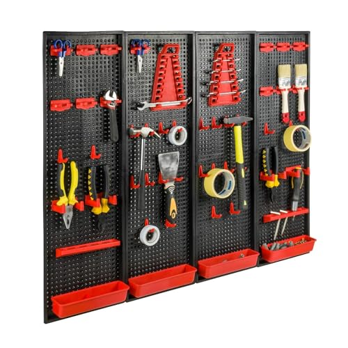 Werkzeugwand Halterung Werkzeug 100 x 80 cm Lochwand endlos erweiterbar Halter von botle