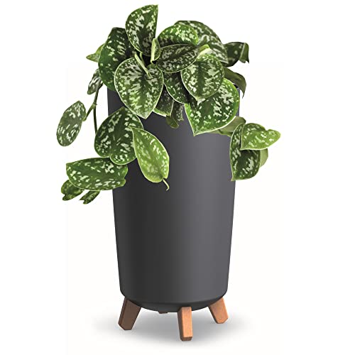 botle Blumentopf mit Füßen HOH Tube Pflanzkübe D 24 cm aus Kunststoff Matte Anthrazit Übertöpfe botle Blumentopf mit Füßen HOH Tube Pflanzkübe D 24 cm aus Kunststoff Matte Anthrazit Übertöpfe von botle