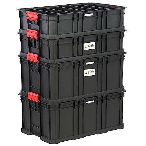 Werkzeugkasten Set ohne Deckel Lagerhausarbeiten Trennung und Ordnung Modular Basic Serie von botle