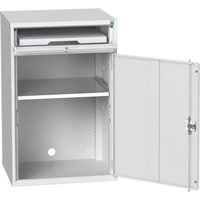 bott verso Computerschrank, mit 1 Fachboden und 1 Tablar, BxTxH: 650 x 550 x 1000 mm von Bott