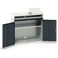 bott verso Computerschrank, mit 1 Fachboden und 1 Tablar, BxTxH: 1050 x 550 x 1130 mm von Bott