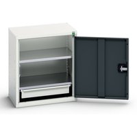 bott verso Economy Schrank, mit 2 Fachböden und 1 Schublade, BxTxH: 525 x 350 x 600 mm von Bott