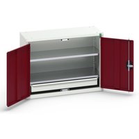 bott verso Economy Schrank, mit 2 Fachböden und 1 Schublade, BxTxH: 800 x 350 x 600 mm von Bott