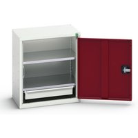 bott verso Economy Schrank, mit 2 Fachböden und 1 Schublade, BxTxH: 525 x 350 x 600 mm von Bott