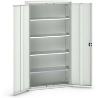 bott verso Flügeltürschrank, mit 4 Fachböden, BxTxH: 1050 x 350 x 2000 mm von Bott