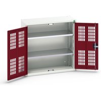 bott verso Flügeltürschrank mit Belüftung, mit 2 Fachböden, BxTxH: 800 x 350 x 800 mm von Bott