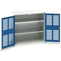 bott verso Flügeltürschrank mit Belüftung, mit 2 Fachböden, BxTxH: 1050 x 550 x 1000 mm von Bott