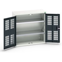 bott verso Flügeltürschrank mit Belüftung, mit 2 Fachböden, BxTxH: 800 x 350 x 800 mm von Bott