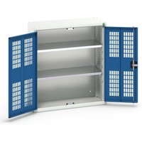 bott verso Flügeltürschrank mit Belüftung, mit 2 Fachböden, BxTxH: 800 x 350 x 900 mm von Bott